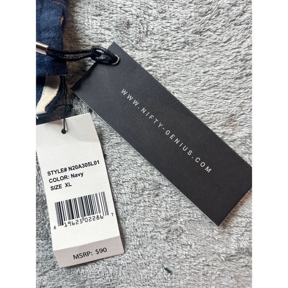 Men's Nifty Genius Blue Polo Shirt Size XL NWT $90 MSRP - Picture 10 of 10